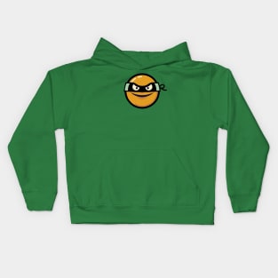 Ninja emoticon Kids Hoodie